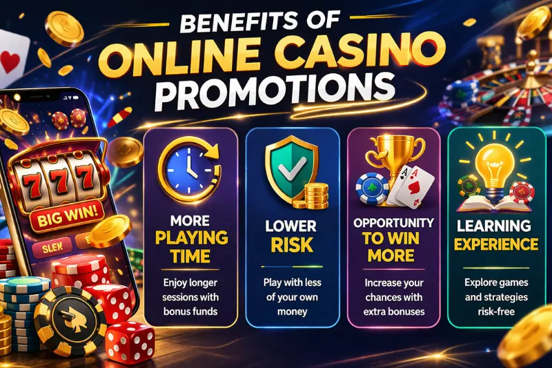 benefits of online casino promotions