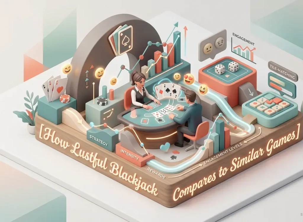 how lustful blackjack compares to similar games