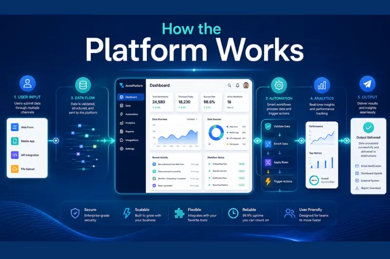 how the platform works