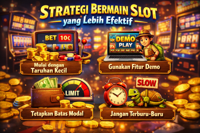 strategi bermain slot yang lebih efektif