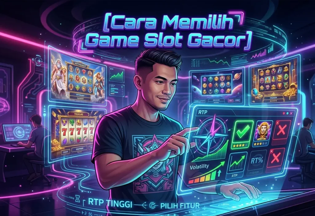 cara memilih game slot gacor