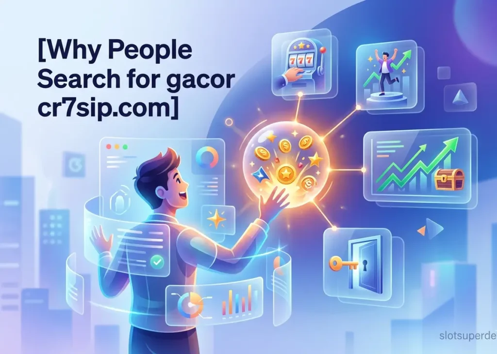 why people search for gacor cr7sip.com